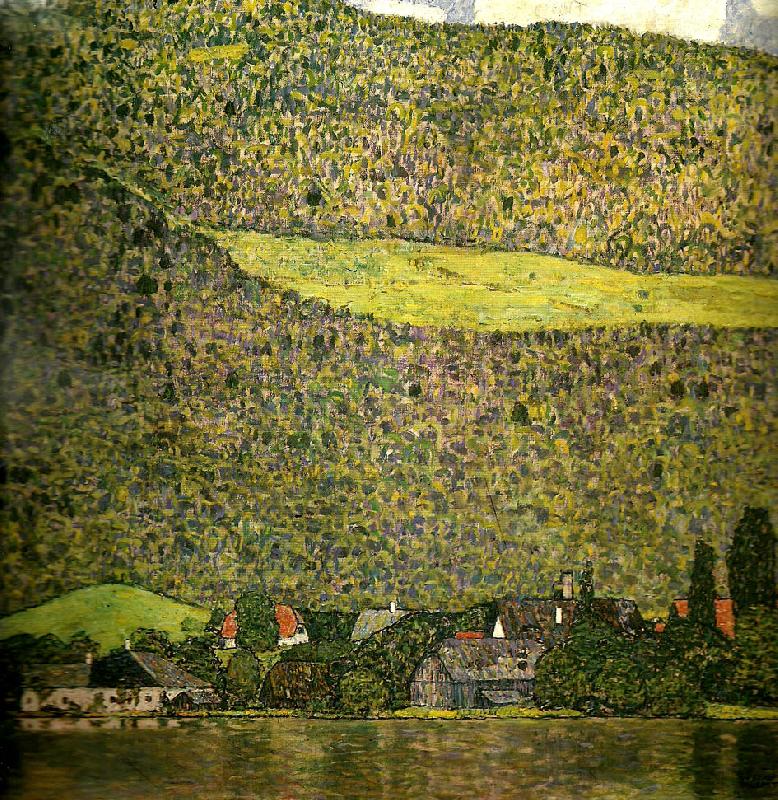 Gustav Klimt unterach vid attersee china oil painting image